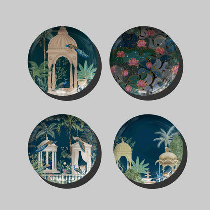 The Palace Garden Wall Decor Plates Set for Home Decor