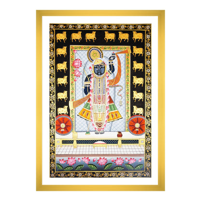 Shrinathji Pichwai Painting | Shreenathji(Shri krishna) Indian Art for Wall Decor