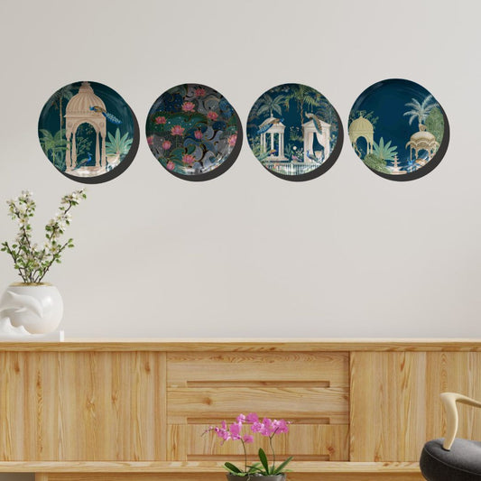 The Palace Garden Wall Decor Plates Set for Home Decor