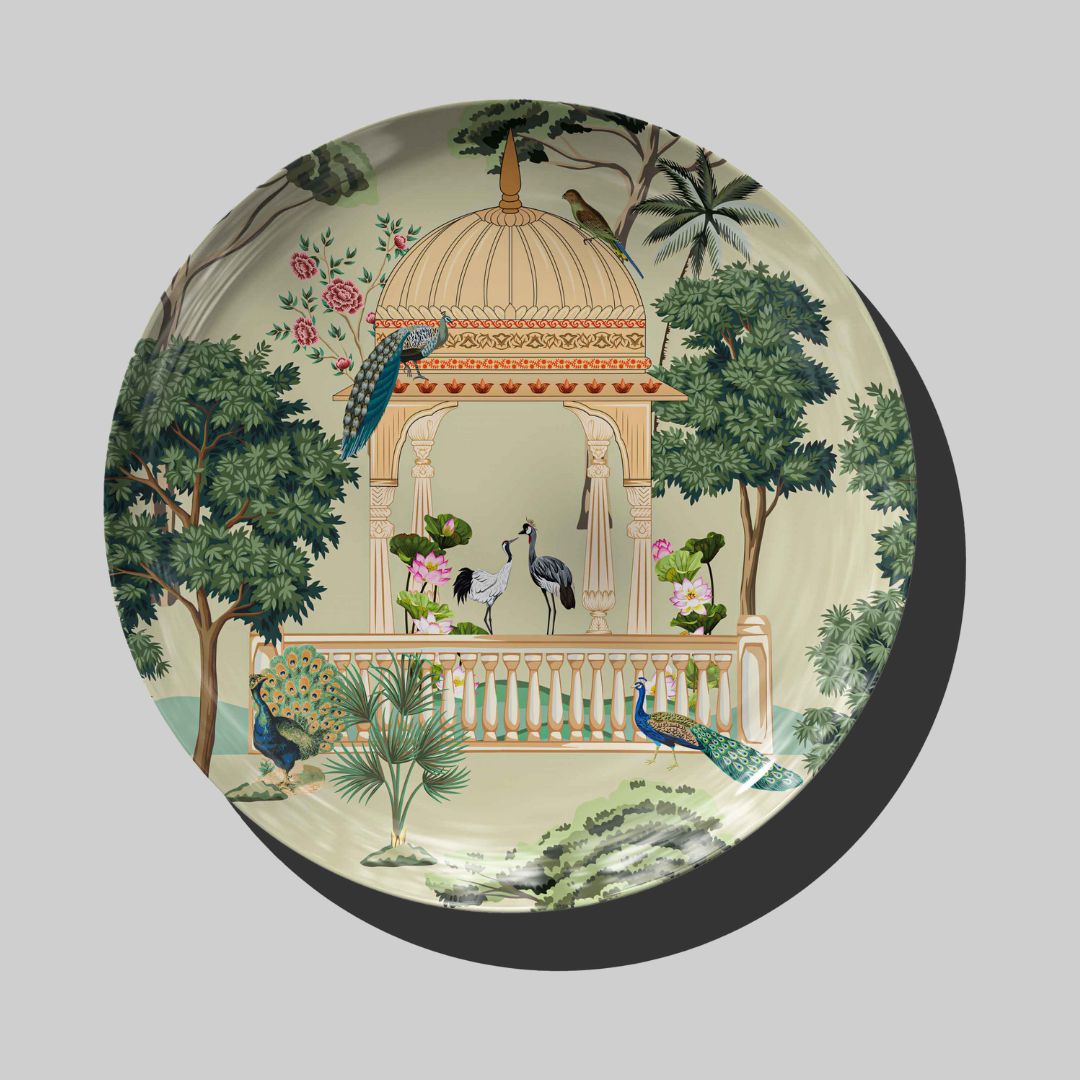 Birds of Paradise Wall Decor Plate for beautiful Homes