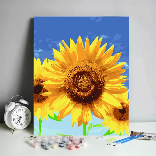 Sunlit Petals – Paint by Numbers Kit