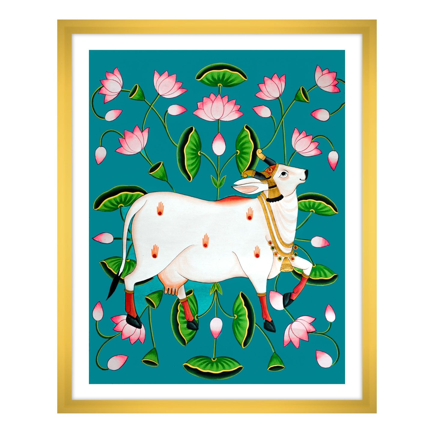 Pichwai Cow Painting | ContemporaryPichwai Painting | Wall Art for Home decor