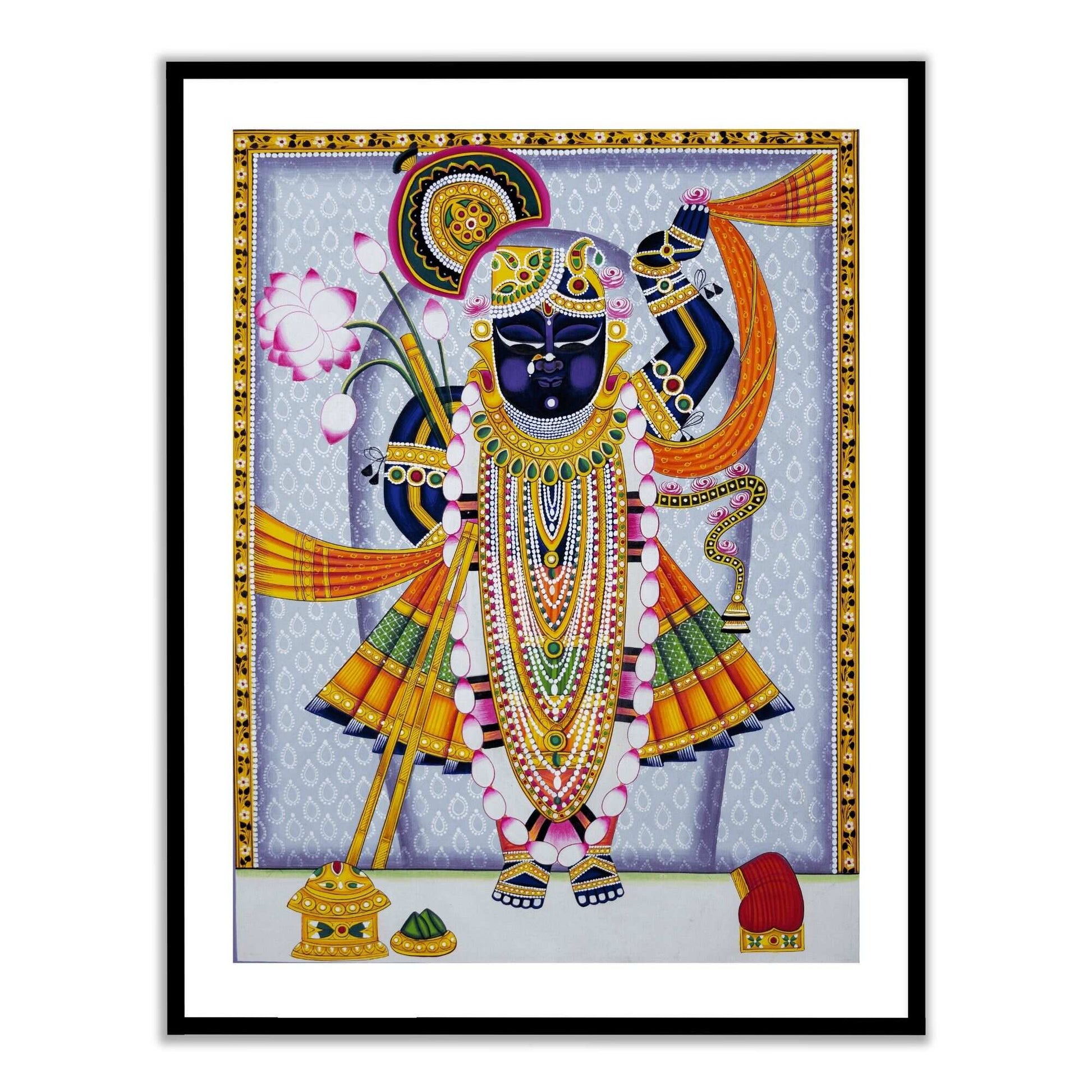 Lord Shrinathji Nathdwara Wall Painting Online India
