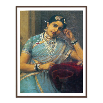 Raja & Rani of Kurupam by Raja Ravi Varma Wall Art for Home Decor