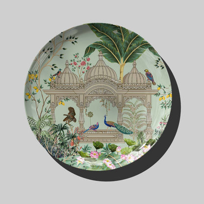 Mughal Inspired (Set of 9) Indian Wall Decor Plates I