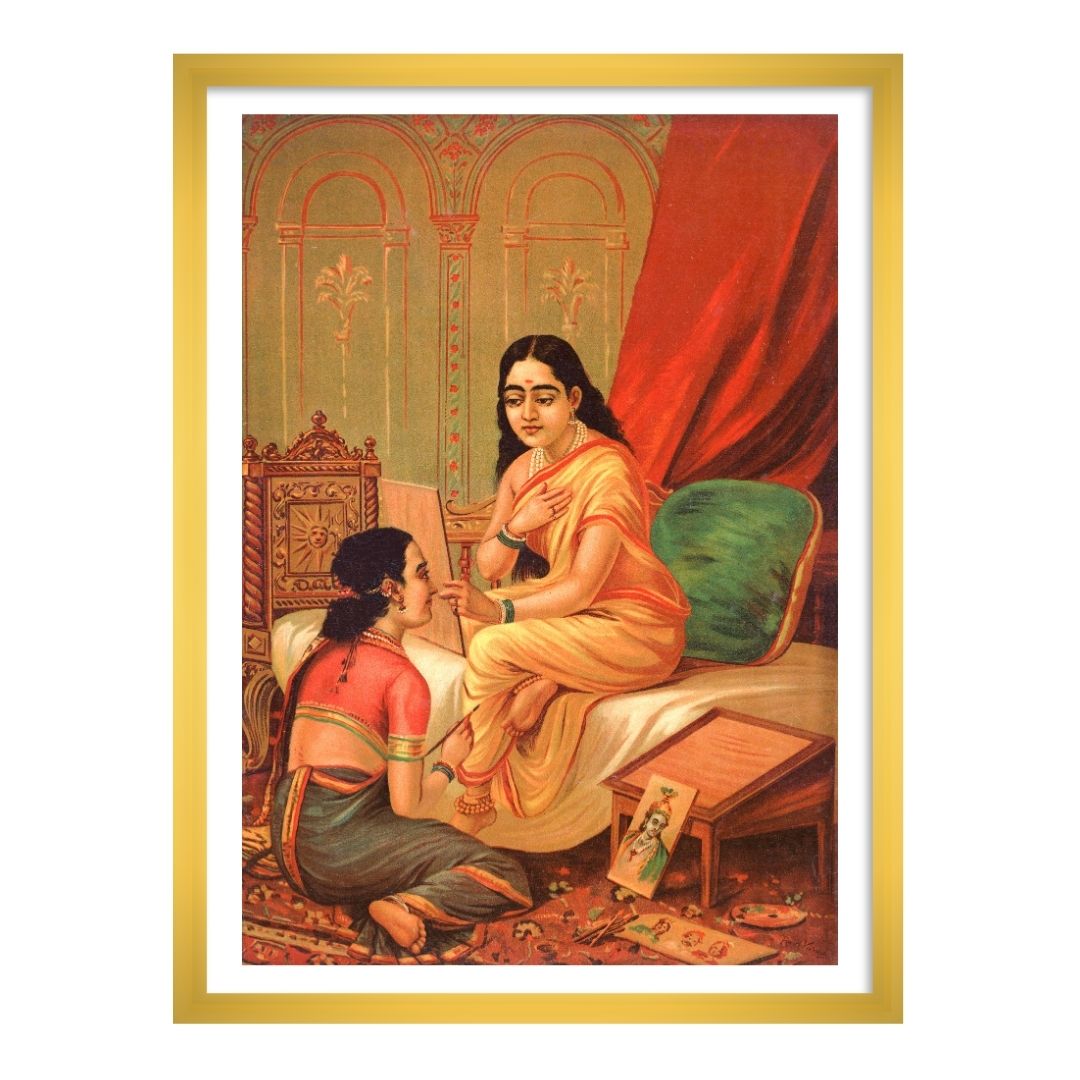 Raja Ravi Varma’s Chitralekha - Wall Art Painting for Home Decor