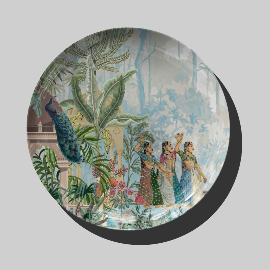 Rhythms of Nature Wall Decor Plate for Home Decor India