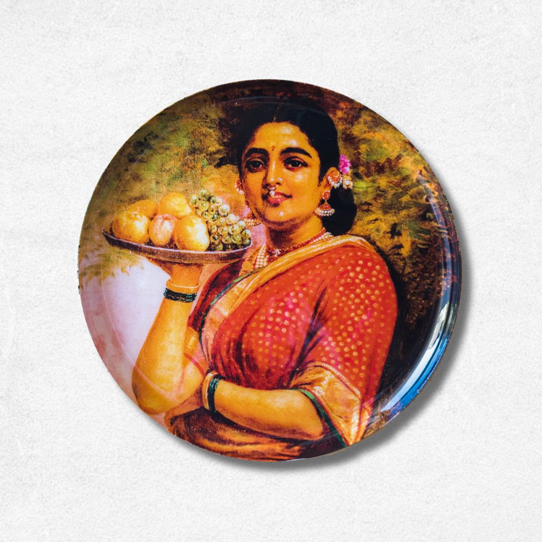 Women by Raja Ravi Varma  | Premium Steel Wall Plates