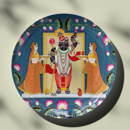 Beautiful Shreenathji Wall Decor Plate for Every Indian Homes