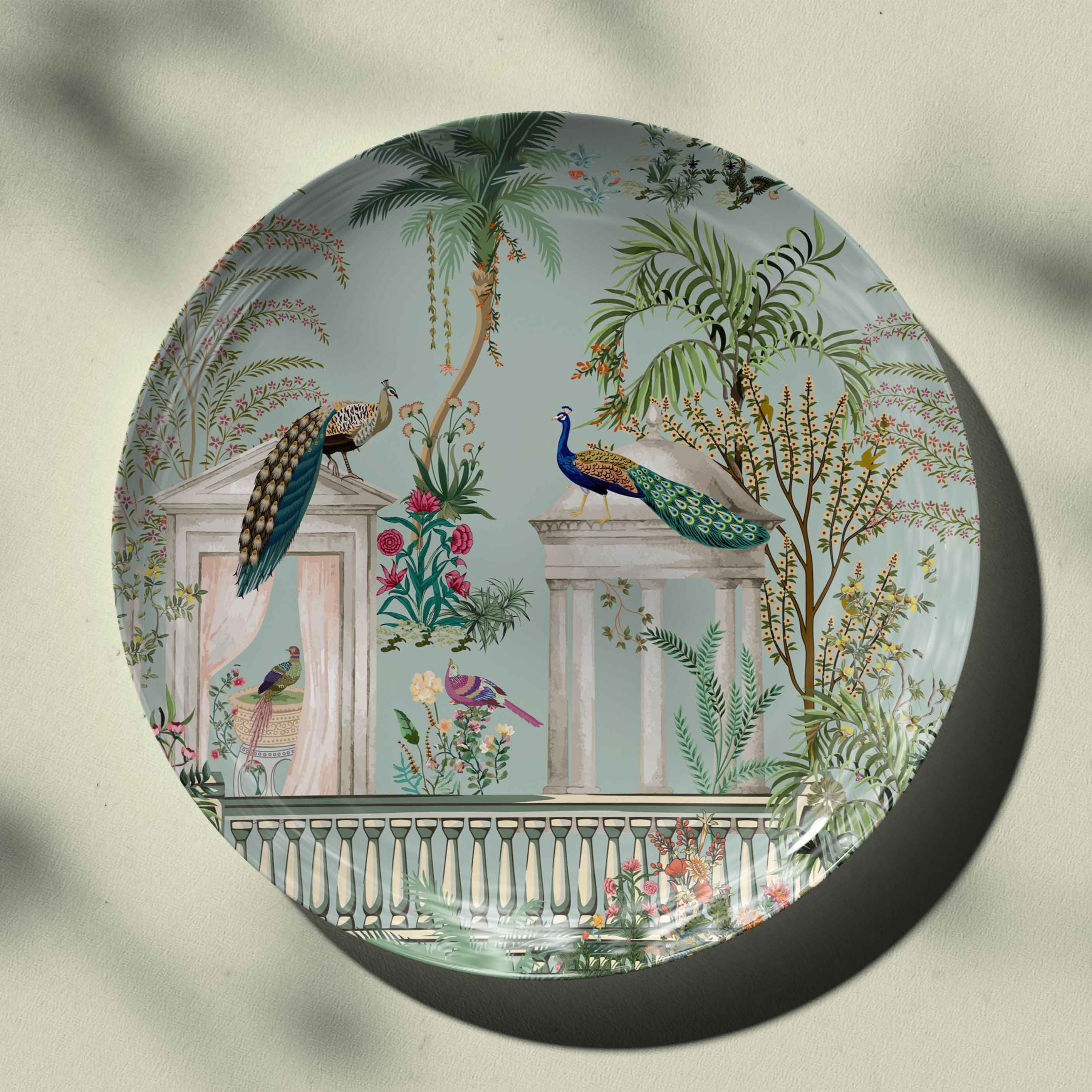 Popular Peacock Plate Decor