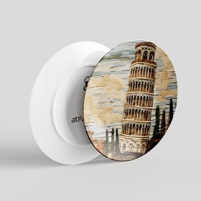 Leaning Tower of Pisa Wall decor Ceramic Travel Plate