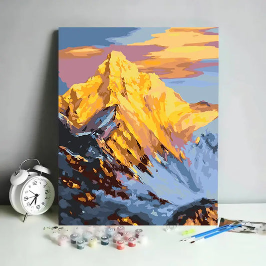 Kailash Mansarovar Mountain Paint by Numbers Kit