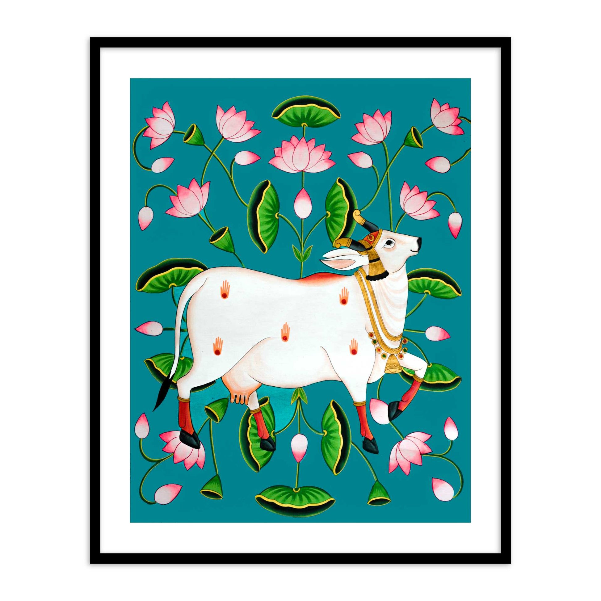 Buy Online Pichwai Cow Painting | ContemporaryPichwai Painting | Wall Art for Home decor