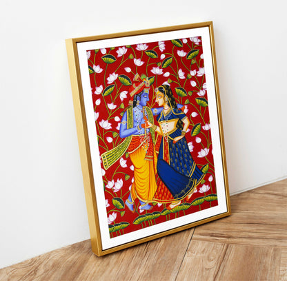 Radha krishna Painting for Indian Home Wall Decor