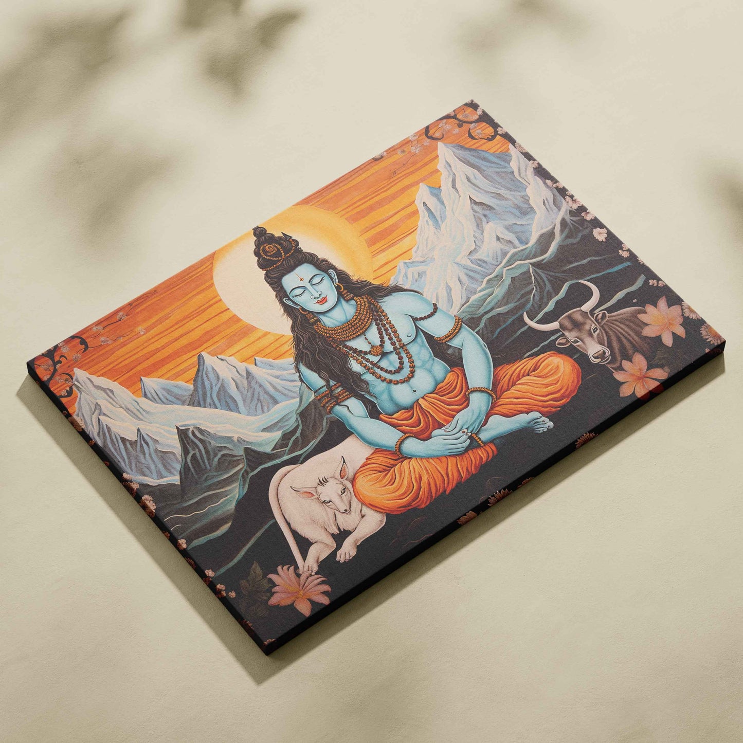 Lord Shivji Spiritual Vastu Painting for Home Wall Decor