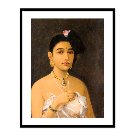 Malabar Beauty by Raja Ravi Varma Wall Art Painting for Home Decor