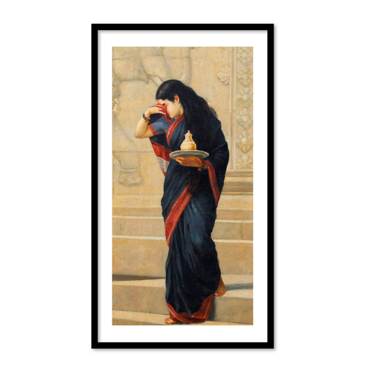 Sairandhri by Raja Ravi Varma Wall ARt Painting for Home Decor