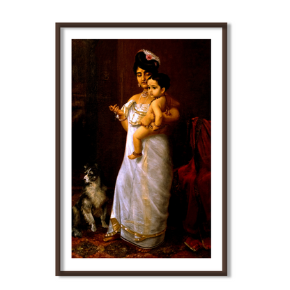 There comes Papa by Raja Ravi Varma Wall Art for Home Decor