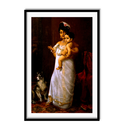 There comes Papa by Raja Ravi Varma Wall Art for Home Decor