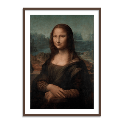 Portrait of Mona Lisa del Giocondo by Leonardo da Vinci