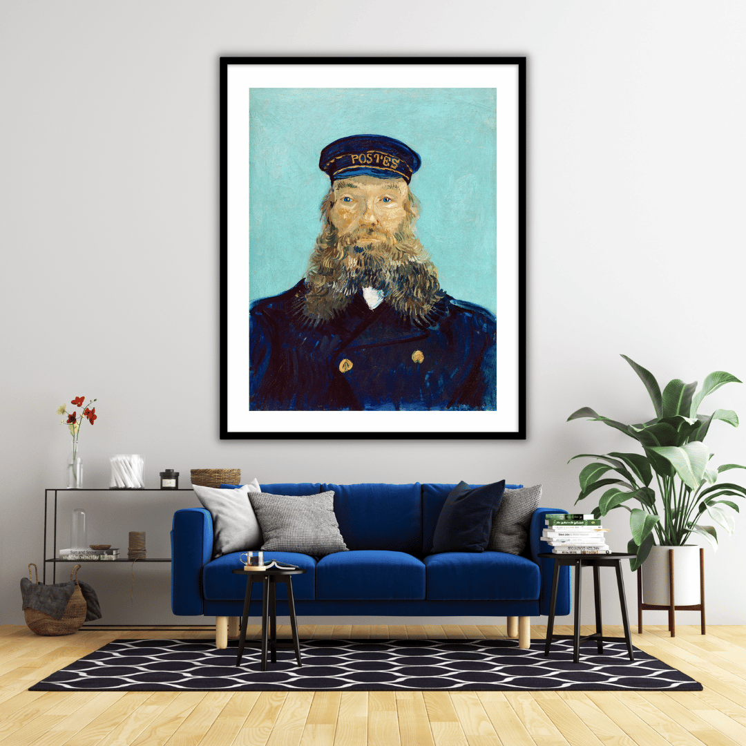 Portrait of Postman Roulin by Vincent Van Gogh Famous Painting Wall Ar ...