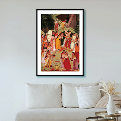 Holi Wall Art Painting for Home Decor