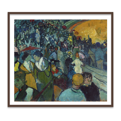 Les Arènes by Vincent Van Gogh Famous Painting Wall Art