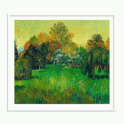 The Poet's Garden by Vincent Van Gogh Famous Painting Wall Art