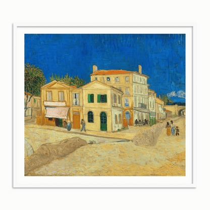 The yellow house by Vincent Van Gogh Famous Painting Wall Art