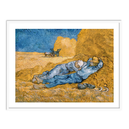 The Siesta by Vincent Van Gogh Famous Painting Wall Art