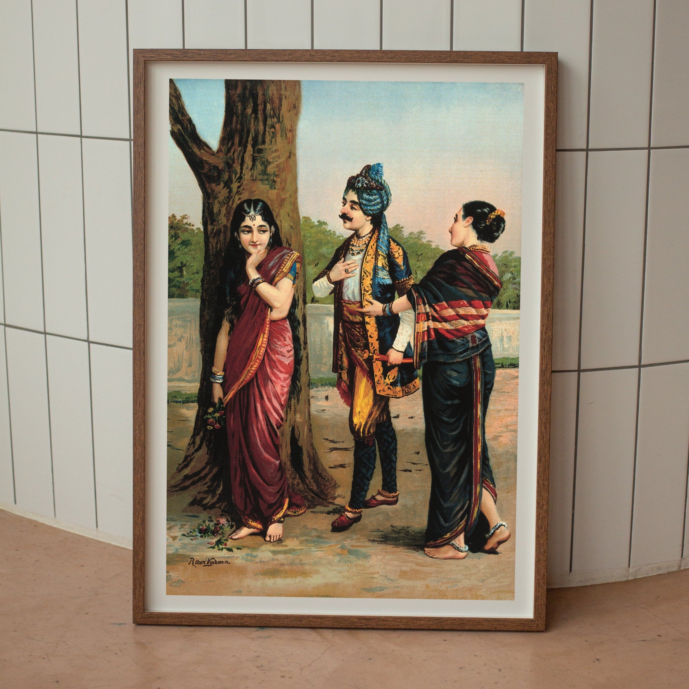 Indian Art gallery G exhibiting the original paintings of Legend Raja Ravi  Varma