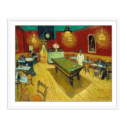 Le café de nuit by Vincent Van Gogh Famous Painting Wall Art